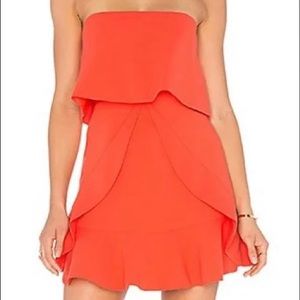BCBG Max Azria strapless cocktail dress